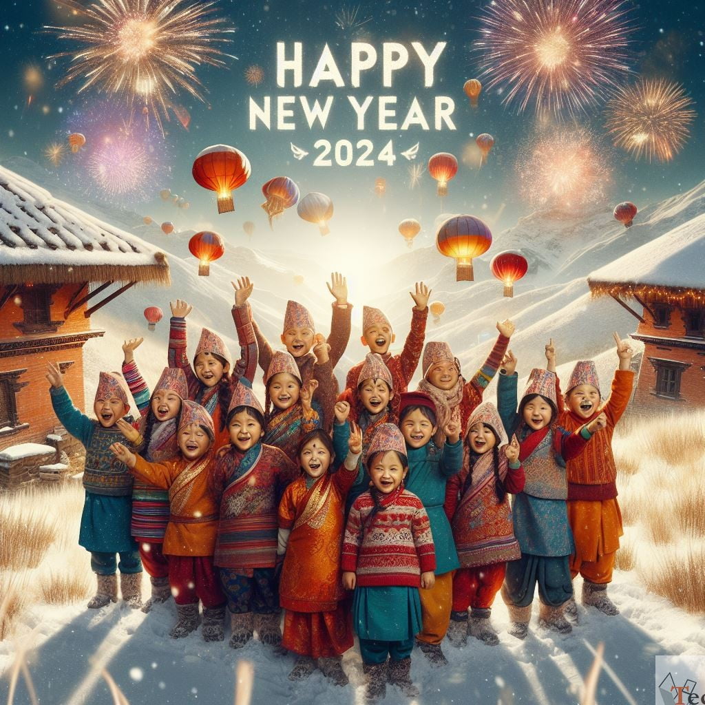 Happy New Year 2024 Best wishes nepal