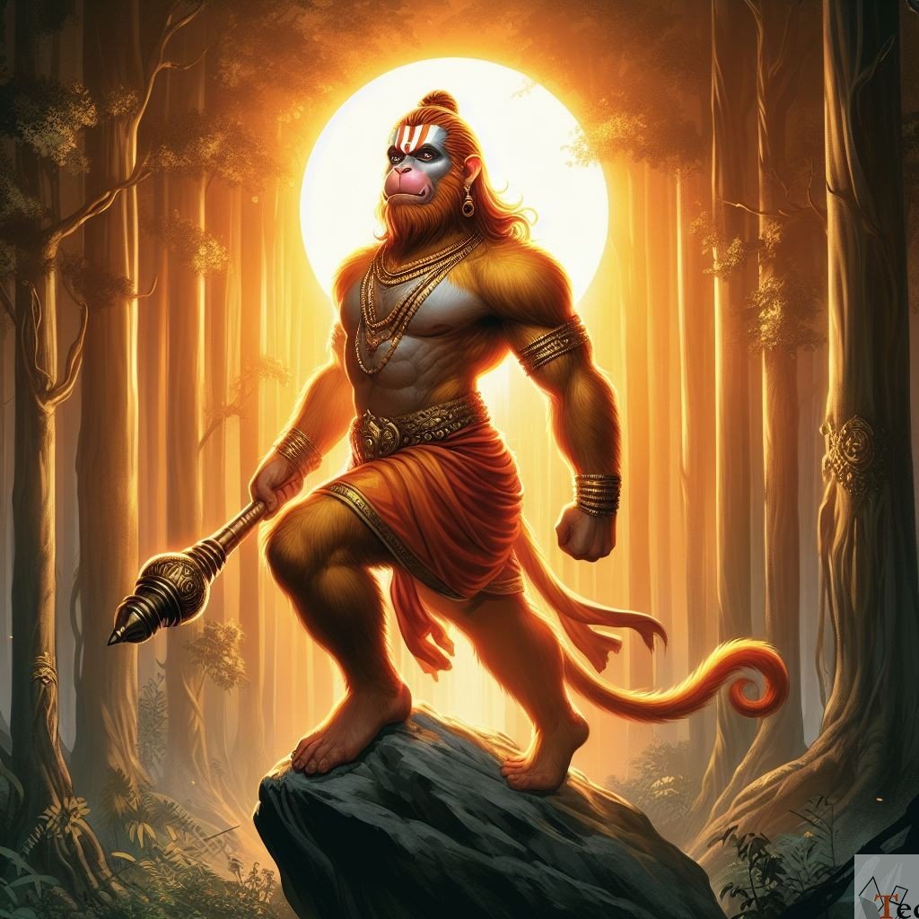 hanuman image 4k AI wallpaper